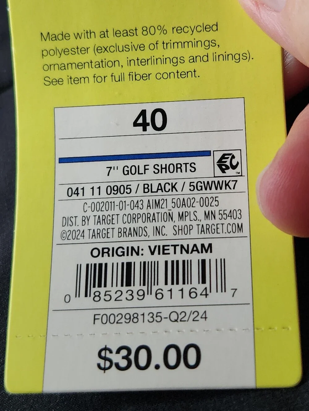 Men's Golf Shorts 8